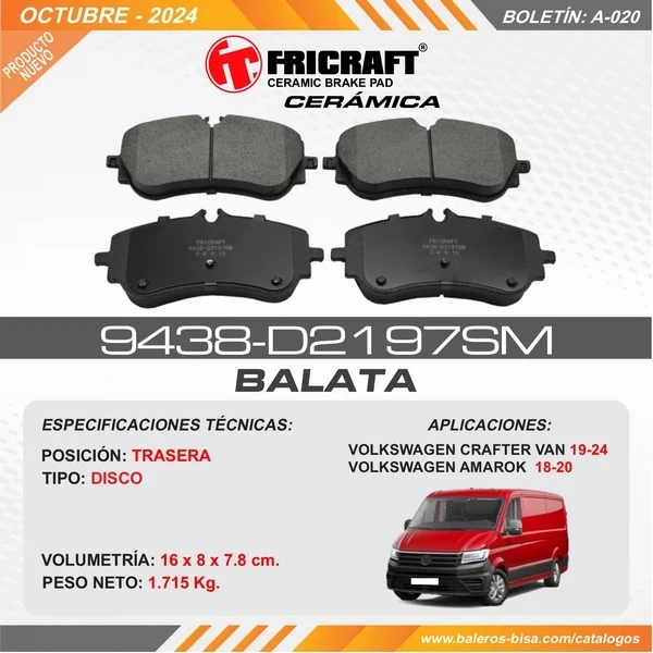 BALATAS-9438-D2197SM