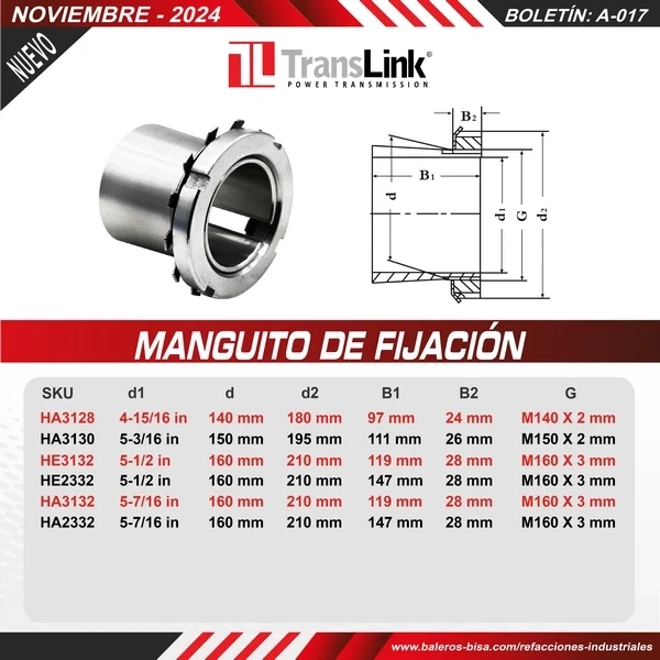 MANGUITO DE FIJACIÓN-HA3128