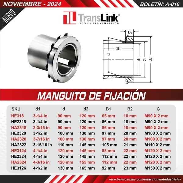 MANGUITO DE FIJACIÓN-HE318