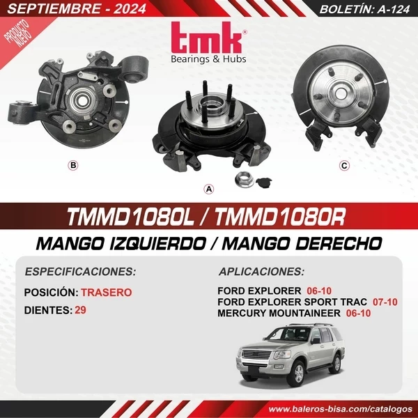 MANGO DE DIRECCIÓN-TMMD1080L/R